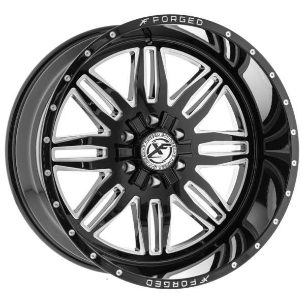 XFX FORGED XFX-303 BLACK/MILLED 26X12 8X6.5/8X170 -44 +125.2 **FORGED** *FLOATING CAPS*