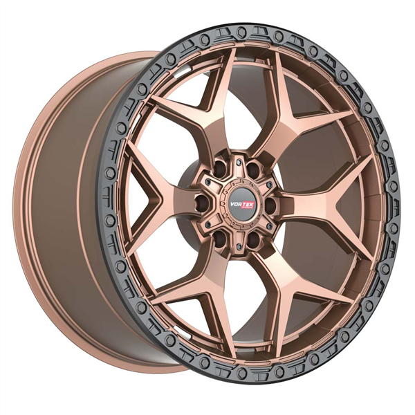 VORTEK VRT-603 MATTE BRONZE WITH BLACK BEAD RING 17X9.0 6X135/6X5.5 -12 +106.1 *NC*