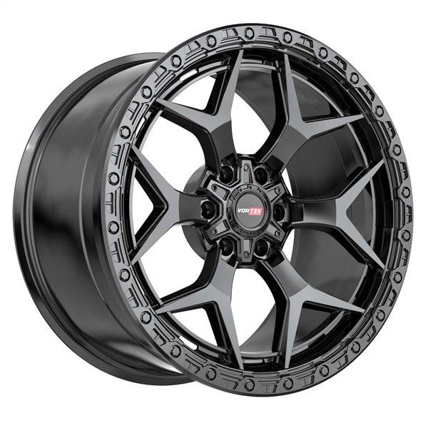 VORTEK VRT-603 SATIN BLACK 18X9.0 8X170 -12 +125.1 *NC*