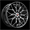 SPEC-1 SP-57 GLOSS BLACK & MACHINED 18X8.0 5X110/5X4.5 +38 +73.1 *NC*