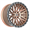 VORTEK VRT-608 MATTE BRONZE WITH BLACK BEAD RING 17X9.0 6X135/6X5.5 +0 +106.1 *NC*