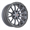 VORTEK VRT-601 MATTE TITANIUM WITH BLACK BEAD RING 18X9.0 6X135/6X5.5 +0 +106.1 *NC*