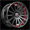 SPEC-1 RACING SP-69 GLOSS BLACK & RED UNDERCUT 17X7.5 5X112/5X4.5 +42 +73.1 *NC*