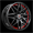 SPEC-1 RACING SP-60 GLOSS BLACK & RED UNDERCUT 18X8.0 5X100/5X4.5 +38 +73.1 *NC*