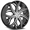 AZZARA AZA-541 GLOSS BLACK & MACHINED 20X8.5 5X4.25/5X4.5 +35 +74.1 *NC*