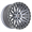 VORTEK VRT-608 MATTE TITANIUM WITH BLACK BEAD RING 18X9.0 6X135/6X5.5 -12 +106.1 *NC*