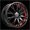 SPEC-1 SP-59 GLOSS BLACK & RED UNDERCUT 17X7.5 5X4.25/5X4.5 +42 +73.1 *NC*