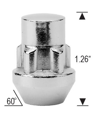 1/2"-20 ACORN LOCK SET