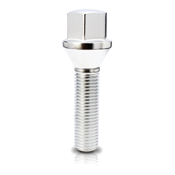 12X1.5 CHROME LUG BOLTS 1.10" (28MM) (CONICAL SEAT)