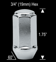 14X2 LONG BULGE, 3/4" HEX (1.75")