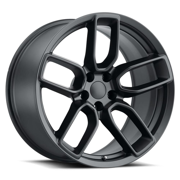 DODGE REPLICA-20 SATIN BLACK 20X9.5 5X115 +18 +71.6 **SRT WIDEBODY**