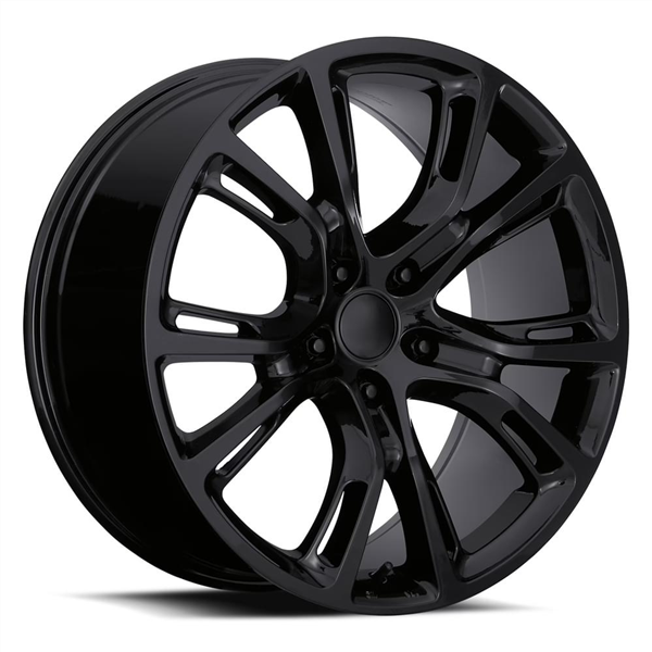 JEEP REPLICA-32 GLOSS BLACK 20X10 5X127 +50 +71.5 **SRT CHEROKEE**