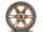 VORTEK VRT-602 ARGON MATTE BRONZE WITH BLACK BEAD RING 20X9 6X135/6X139.7 +0 106.1 *NC*