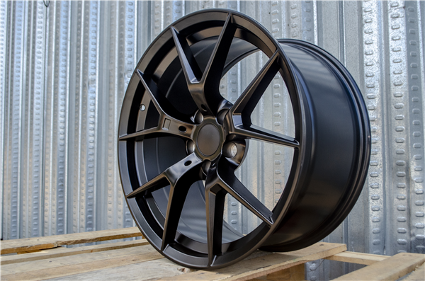B-4 MATTE BLACK 19X9.5 5X4.75/5X120 +38 +72.6 *761*