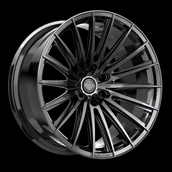 ARVANO ART-2 GENEVA GLOSS BLACK & BRUSHED TINT 22X9.5 6X139.7 +18 +106.1 *NC*