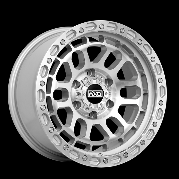 AXD-OFFROAD AS4 MACHINE FACE SILVER ACCENT 20X9.0 6X5.5 +00 +106.1