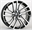 AU-15 BLACK/MACHINED FACE 19X8.5 5X112 +32 +66.6 *AW*
