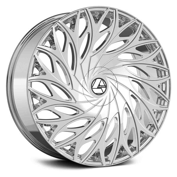 AZARA AZA-525 NANO CHROME 22X9.5 6X135/6X139.7 +22 +108 *NC*