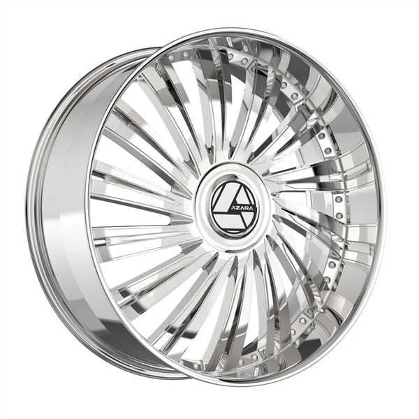 AZARA AZX-102 CHROME 18X8.0 5X112/5X114.3 +35 +74.1 *NC*