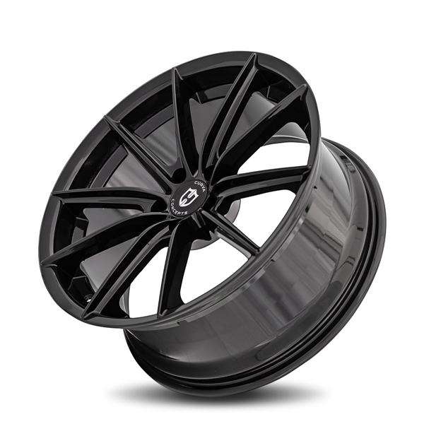 CURVA CONCEPTS-C46 GLOSS BLACK 20X10.5 5X4.75 +35 +72.56 *STAGGERED*