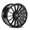 CURVA CONCEPTS CFF75 GLOSS BLACK 19X8.5 5X112 +30 +66.6 ''SPECIAL CAP''