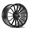 CURVA CONCEPTS CFF75 GLOSS BLACK + MACHINED TINT 19X8.5 5X114.3 +35 +73.1 ''SPECIAL CAP''
