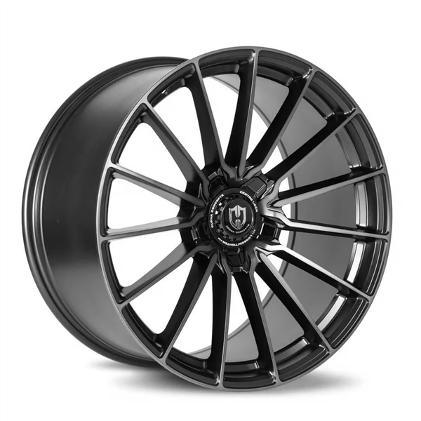CURVA CONCEPTS CFF75 GLOSS BLACK + MACHINED TINT 19X8.5 5X114.3 +35 +73.1 ''SPECIAL CAP''