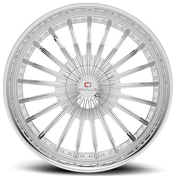 CAVALLO CLV-32 NANO CHROME 22X9.5 6X135/6X139.7 +25 108 *NC*