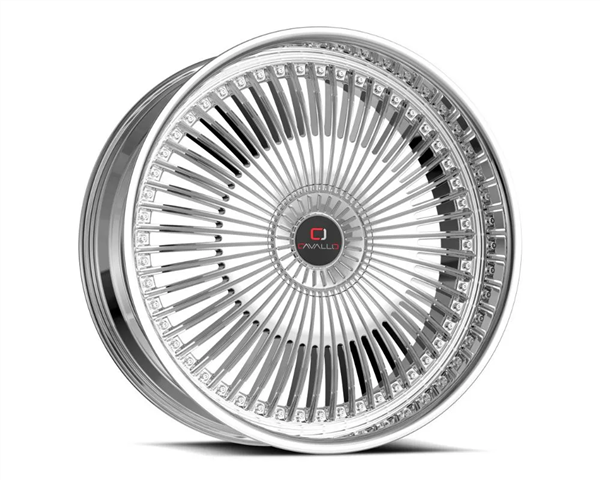 CAVALLO CLV-41 NANO CHROME 20X8.5 5X120/5X114.3 +35 +74.1 *NC*
