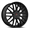 CAVALLO CLV-45 GLOSS BLACK 18X8.0 5X112/5X114.3 +35 +74.10 *NC*