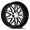 CAVALLO CLV-46 BLACK MACHINED 20X8.5 5X4.5/5X4.75 +35 +74.1 *NC*