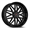CAVALLO CLV-46 GLOSS BLACK 20X8.5 5X4.5/5X4.75 +35 +74.1 *NC*
