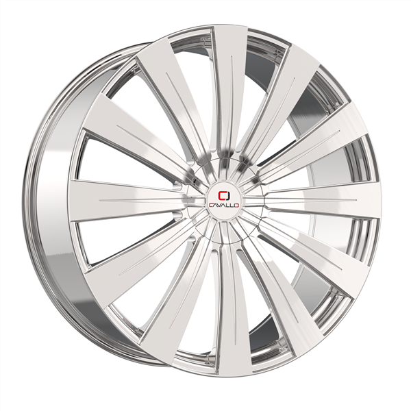 CAVALLO CLV-49 NANO CHROME 20X8.5 5X114.3/51X20 +35 +74.1 *NC*E