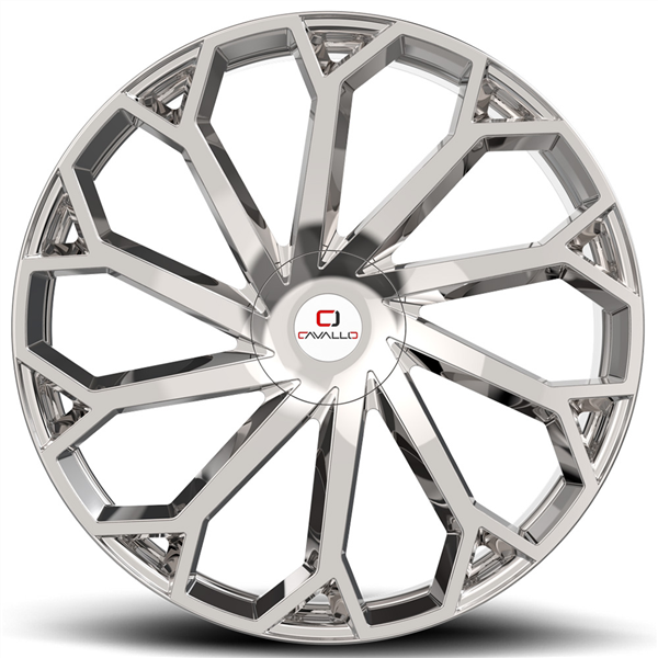 CAVALLO CLV-51 NANO CHROME 20X8.5 5X114.3/5X120 +35 74.1 *NC*