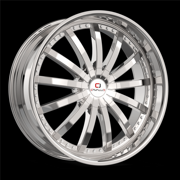 CAVALLO CLV-53 NANO CHROME 20X8.5 5X112/5X114.3 +35 74.1 *NC*