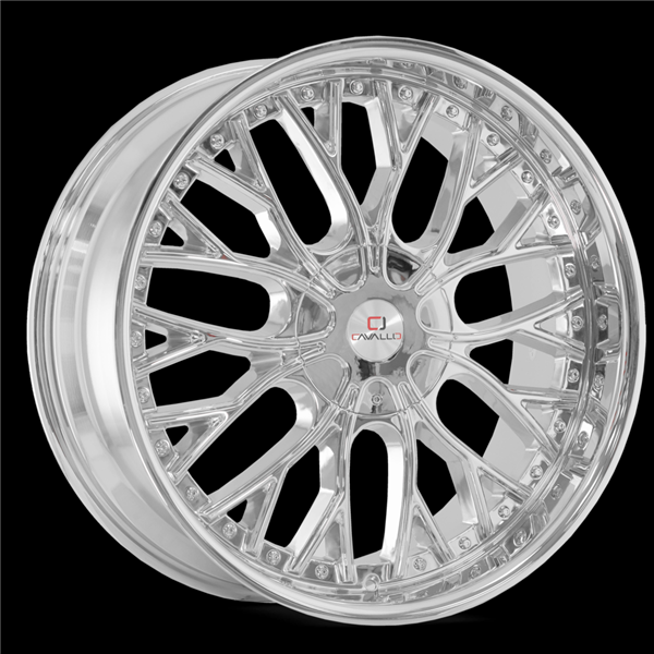CAVALLO-CLV33 CHROME 18X8.0 5X120/5X114.3 +35 +74.1 *NC*