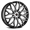 CAVALLO-CLV37 GLOSS BLACK/MACHINE 20X8.5 5X112/5X4.5 +35 +74.1 *NC*