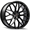 DEFY-WHEELS D07 GLOSS BLACK 17X7.5 5X114.3 +38 +73.1