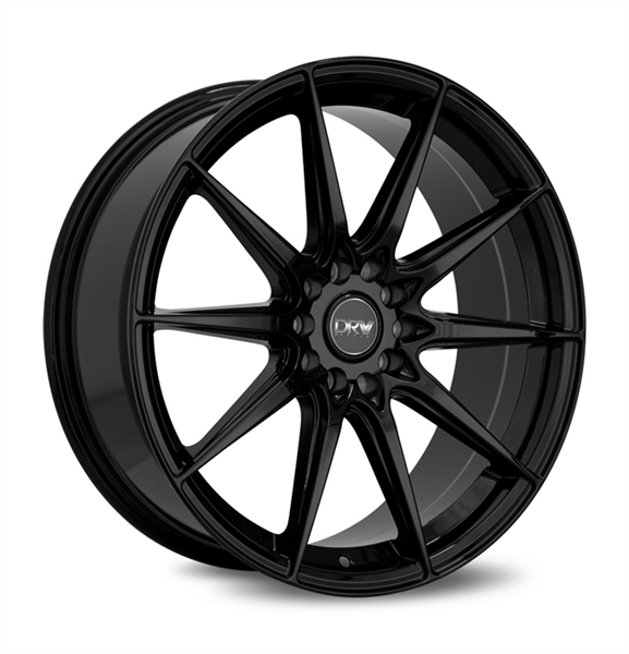 DRW-D19 GLOSS BLACK 18X8.0 5X100/5X4.5 +38 +73.1