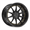 AODHAN-DS07 GLOSS BLACK/GOLD RIVETS 18X9.5 5X4.5 +22 +73.1