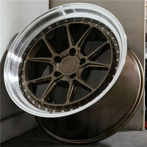 AODHAN-DS08 GLOSS BRONZE/MACHINE LIP 18X9.5 5X4.5 +30 +73.1 *DUAL PHASE FORGING CONSTRUCTION* DPF ?