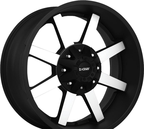DCENTI-DW960 BLACK/MACHINE 22X10 8X170 +0 +125