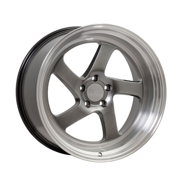 F1R-F28 HYPER BLACK/POLISH LIP 20X8.5 5X4.5 +35 *STAGGERED*