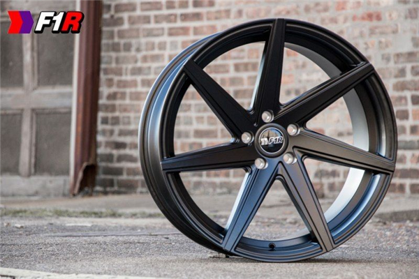 F1R-F35 SATIN BLACK 20X8.5 5X4.75 +35 *STAGGERED*