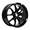 JP-3 GLOSS BLACK 22X9.5 5X127 +35 +71.5 (FLOW FORMING) *AW*