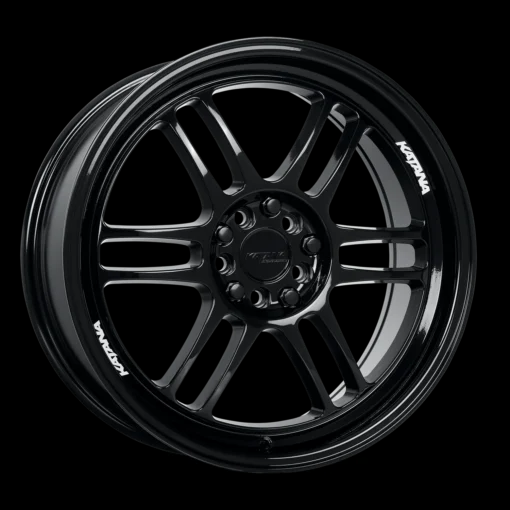 KATANA RACING KR02 GLOSS BLACK 17X7.5 5X114.3 +40 C.B 73.1