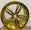 LB-70181 GOLD POLISHED 20X10.0 5X4.75/5X120 +35 +66.9 *FORGED 1 PC.* **NO CENTER CAPS**