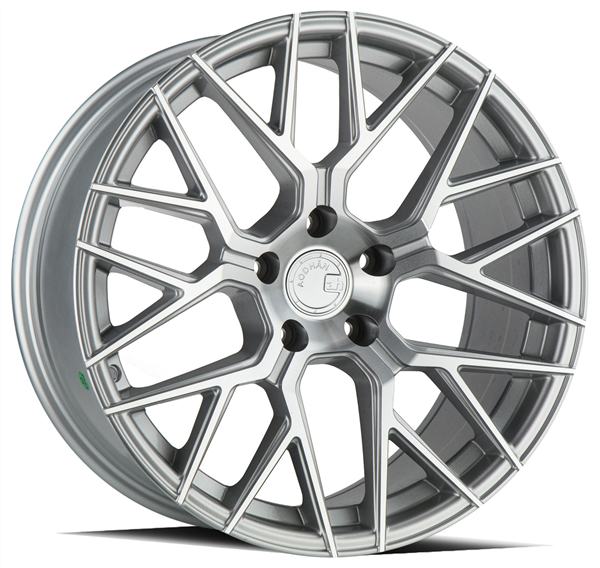 AODHAN-LS009 SILVER/MACHINE FACE 18X9.0 5X100 +30 +73.1 *NEW*