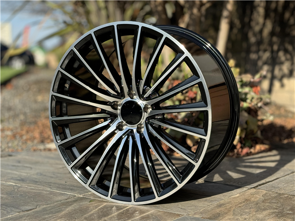 MB-23 BLACK MACHINED FACE 19X8.5 5X112 +35 +66.6