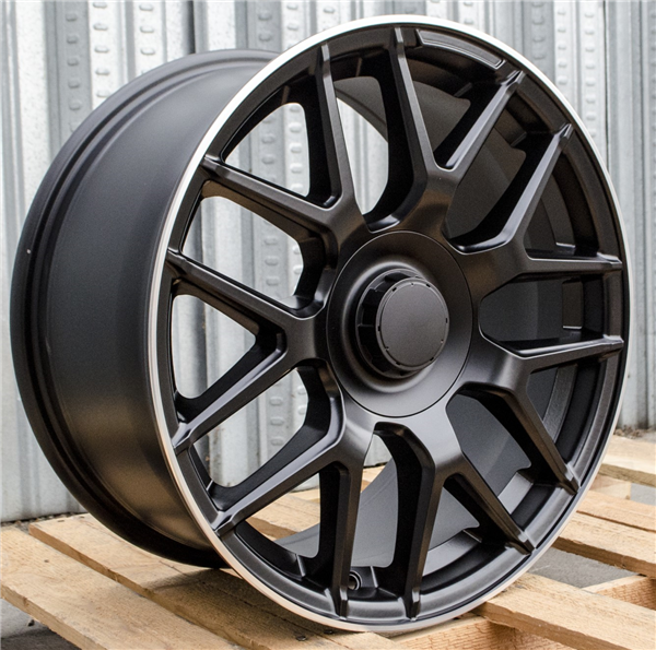 MB-8 MATTE BLACK/MACHINE TIP 19X8.5 5X112 +35 +66.6 *AW*